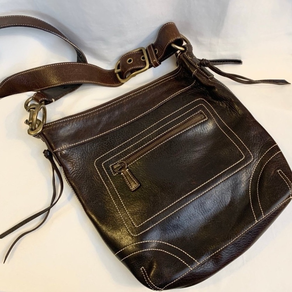 Vintage COACH Mahogany Crossbody Bag - Picture 3 of 13